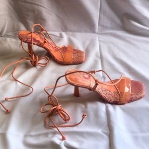 Antonio Melani ankle wrap heels